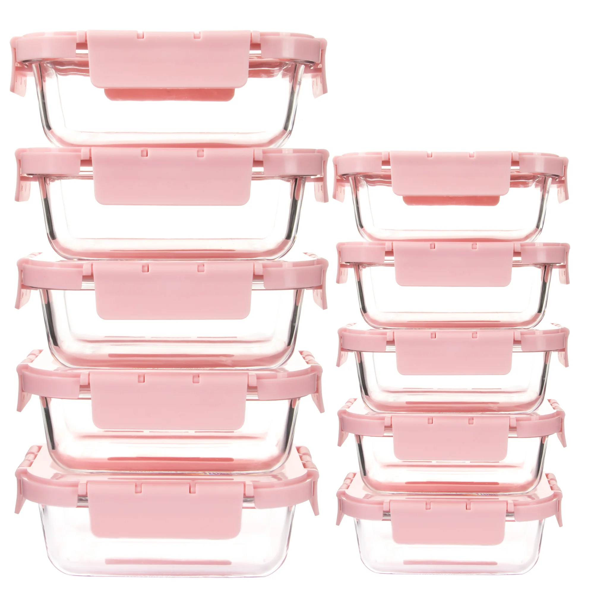 20pcs (10 Containers + 10 Lids) High Borosilicate Glass Meal Prep Containers with Steam Vent, Food Storage Containers with Airtight Lids, for Home Kitchen Office Lunch Portion Control
20pcs (10 Containers + 10 Lids) High Borosilicate Glass Meal Prep Containers with Steam Vent, Food Storage Containers with Airtight Lids, for Home Kitchen Office Lunch Portion Control