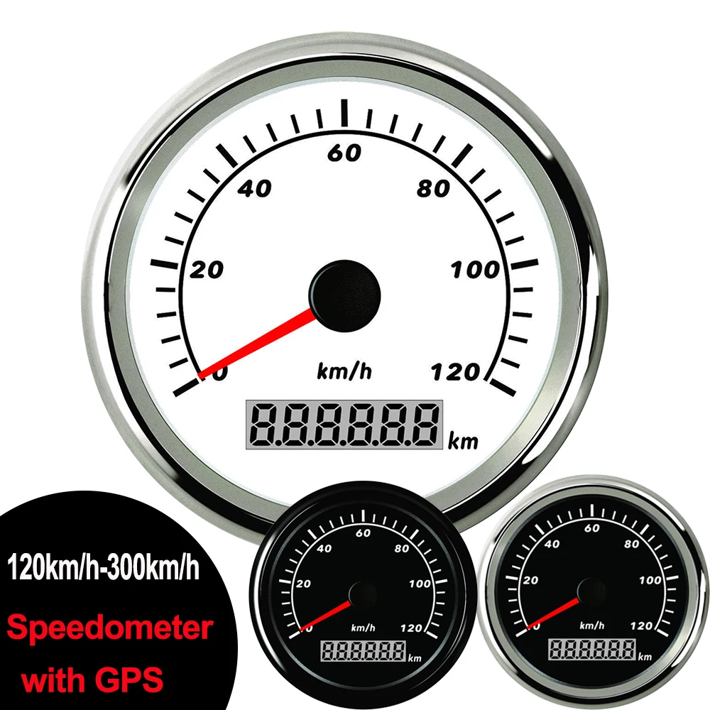 85MM GPS Speedometer 12V 24V 120km/h-300km/h Digital Gps Car Speedometer Waterproof with LCD for Motor Car Truck Boat
85MM GPS Speedometer 12V 24V 120km/h-300km/h Digital Gps Car Speedometer Waterproof with LCD for Motor Car Truck Boat