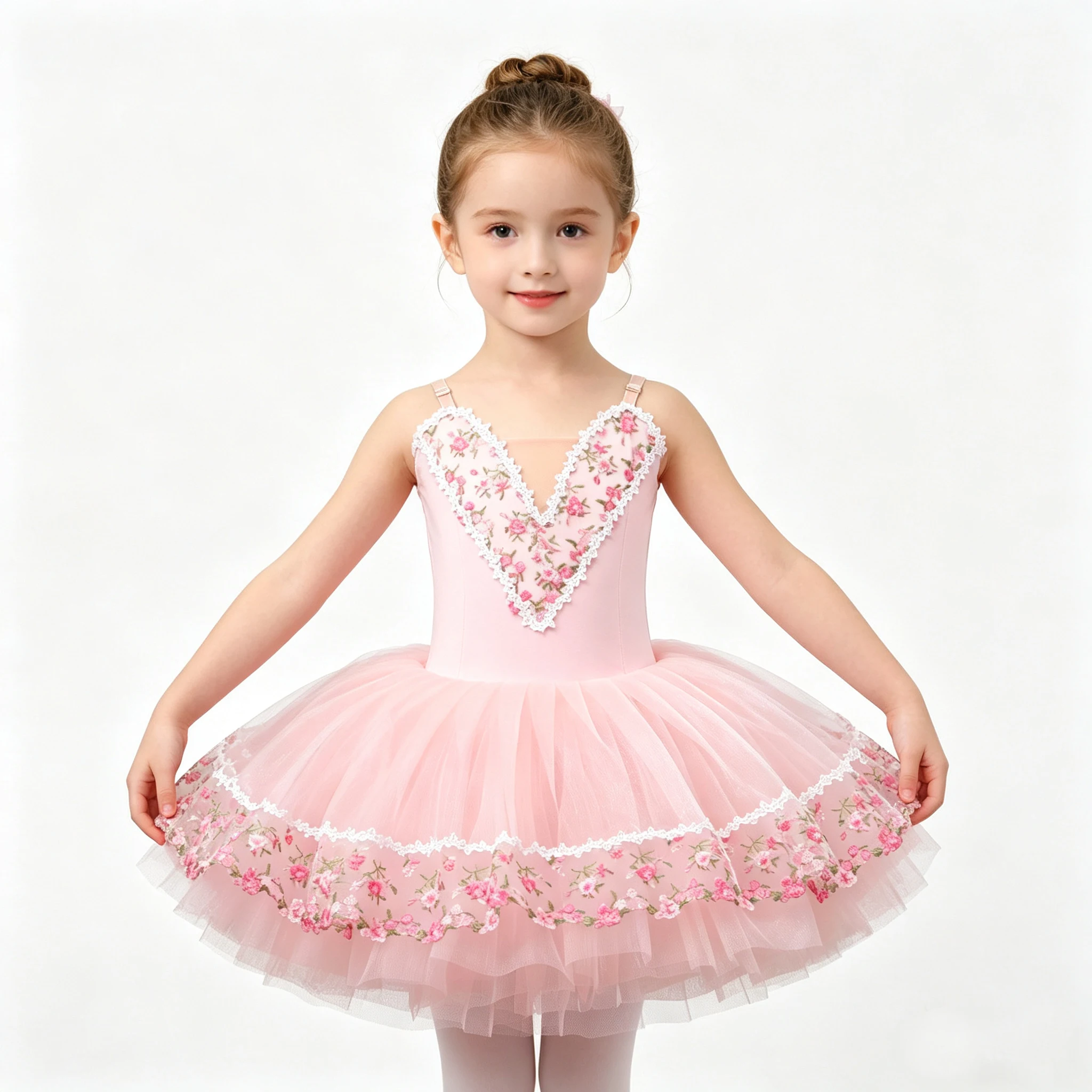 Professional ballet skirt, children's fluffy gauze skirt, three-dimensional flower festival performance costume, swan dance cost
Professional ballet skirt, children's fluffy gauze skirt, three-dimensional flower festival performance costume, swan dance cost