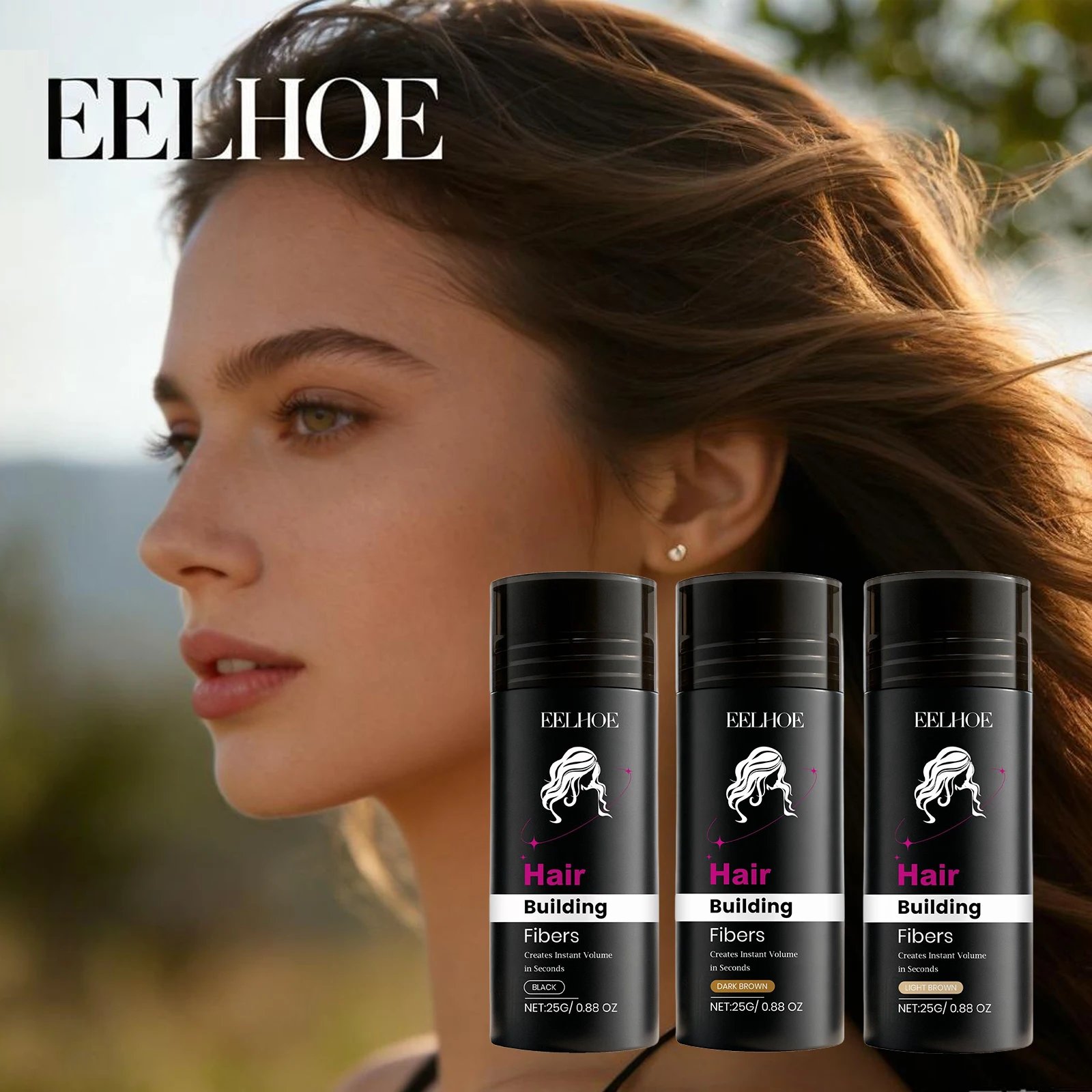 Keratin Hair Building Fiber Powder Instant Voluming Thickening Natural Hair Fiber Powder Waterproof Coverage Hair Loss Product
Keratin Hair Building Fiber Powder Instant Voluming Thickening Natural Hair Fiber Powder Waterproof Coverage Hair Loss Product