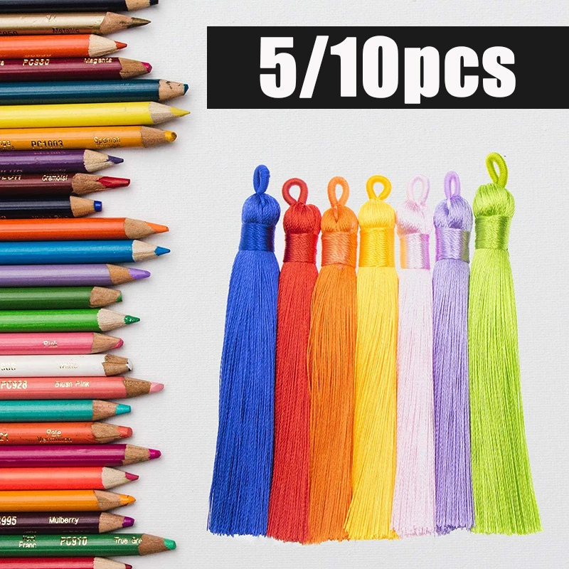 5/10PCS 8cm Polyester Silk Tassel Vertical Tassel Decoration Crafts Material Jewelry Home Decoration Sewing Curtain Accessories
5/10PCS 8cm Polyester Silk Tassel Vertical Tassel Decoration Crafts Material Jewelry Home Decoration Sewing Curtain Accessories