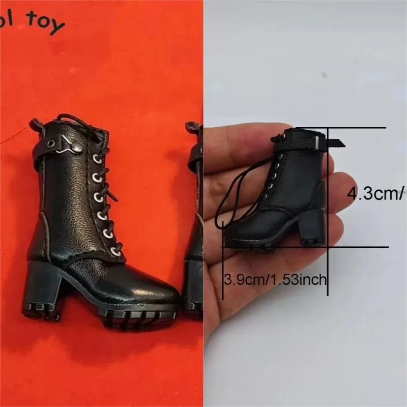 1/6 Scale Black Pu Leather High-heel Boots Solid Tight Shoes Model for 12in Female Soldier Action Figure Doll Toys
1/6 Scale Black Pu Leather High-heel Boots Solid Tight Shoes Model for 12in Female Soldier Action Figure Doll Toys