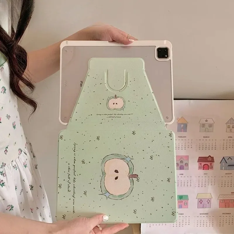 Fresh Light Green IPad Case for Air6 11in Air5 10.9in 10th 9th 10.2in Acrylic Rotating Case 5th 9.7 Pro Air3 10.5in Apple Cover
Fresh Light Green IPad Case for Air6 11in Air5 10.9in 10th 9th 10.2in Acrylic Rotating Case 5th 9.7 Pro Air3 10.5in Apple Cover