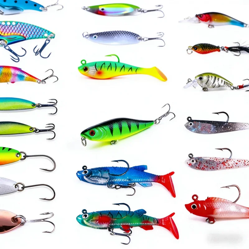 Набор рыболовных приманок: 24 мини-приманки (минноу, рок, вейв, кролл), мягкие приманки с блестками, пенил, микроприманки. Незаменимые рыболовные снасти.
Набор рыболовных приманок: 24 мини-приманки (минноу, рок, вейв, кролл), мягкие приманки с блестками, пенил, микроприманки. Незаменимые рыболовные снасти.