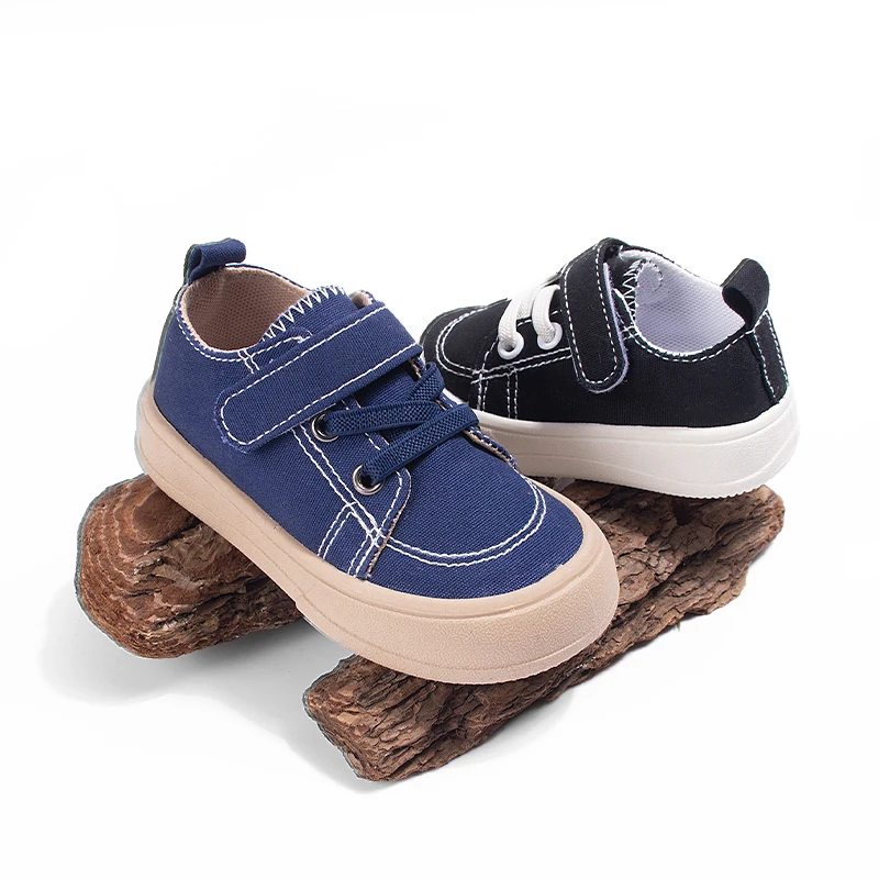 Spring Stock Boys' Denim Canvas Shoes, Velcro, Thick Soles, Injection-Molded Soft Soles, Casual Shoes for Toddlers & Kids
Spring Stock Boys' Denim Canvas Shoes, Velcro, Thick Soles, Injection-Molded Soft Soles, Casual Shoes for Toddlers & Kids