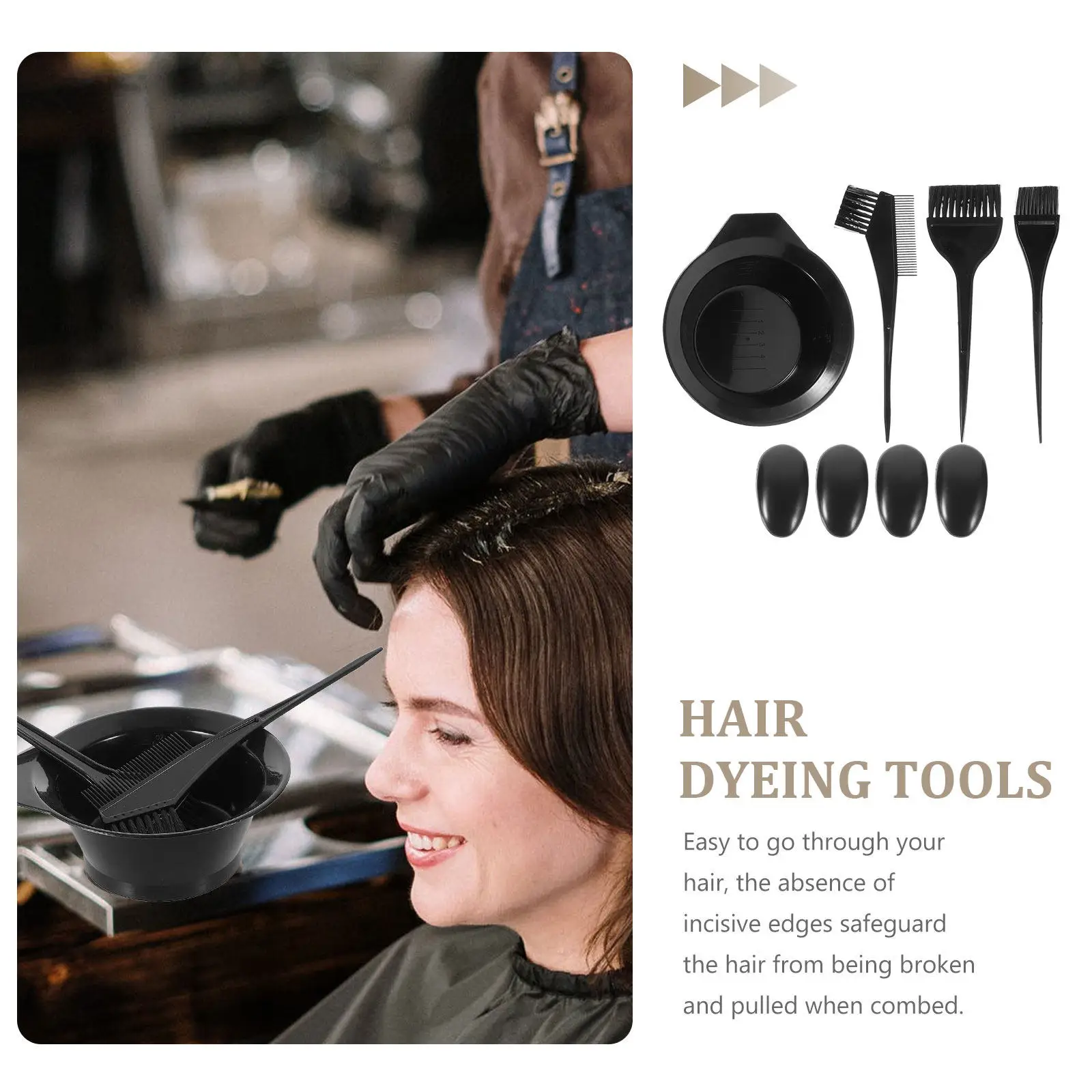 1Set Professional Hair Coloring Kit for Salon Home Use Multi-Color Dyeing Tinting Treatment with Comb Bowl Brush Earmuff Dye
1Set Professional Hair Coloring Kit for Salon Home Use Multi-Color Dyeing Tinting Treatment with Comb Bowl Brush Earmuff Dye