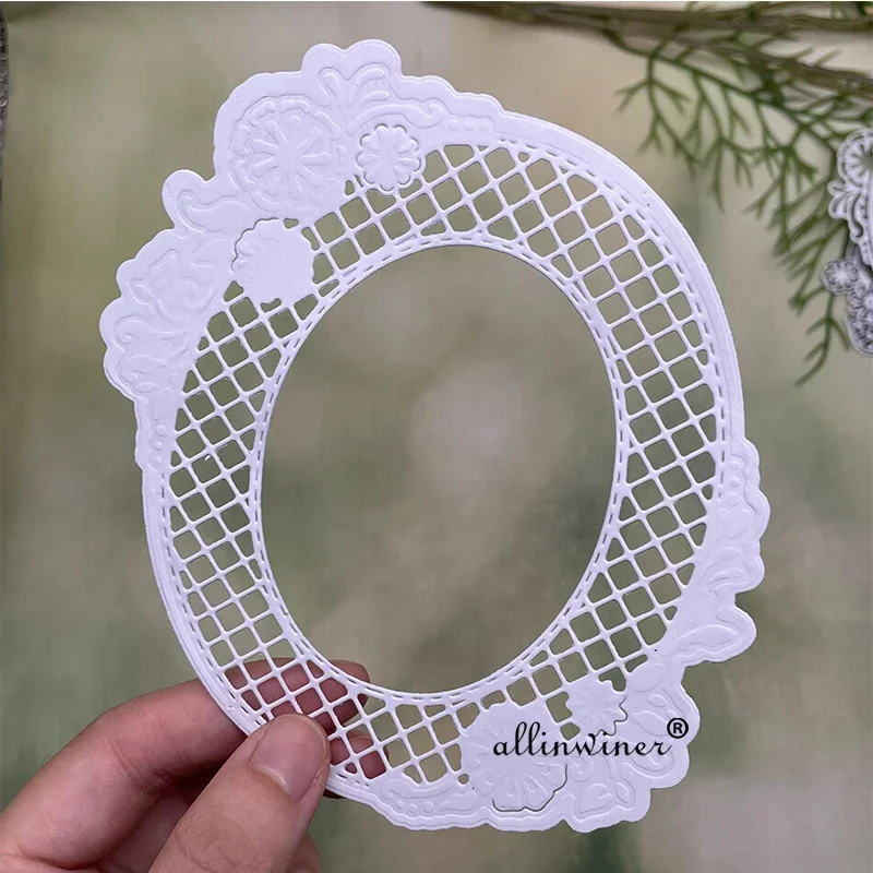 Oval web flower frame Metal Cutting Dies Stencils Die Cut for DIY Scrapbooking Album Paper Card Embossing
Oval web flower frame Metal Cutting Dies Stencils Die Cut for DIY Scrapbooking Album Paper Card Embossing