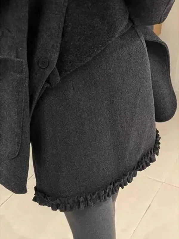 High Waist Thiened Woolen Flower Bud f Skirt Women's Sle A-Line ort Skirt Spring Autumn Winter Faion Casual Skirt
High Waist Thiened Woolen Flower Bud f Skirt Women's Sle A-Line ort Skirt Spring Autumn Winter Faion Casual Skirt