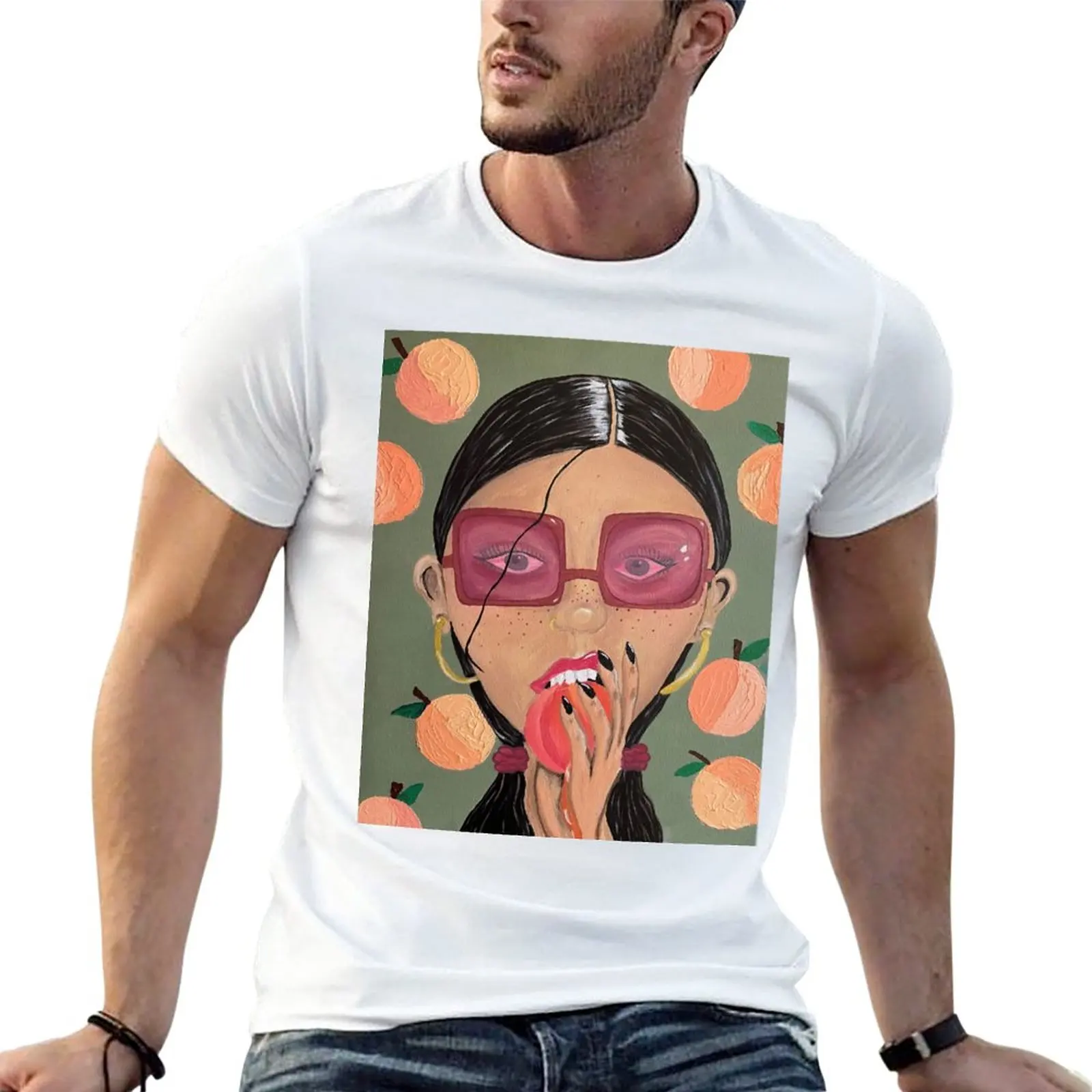 Peaches Baby T-Shirt Short sleeve sublime t shirt anime black t-shirts for men
Peaches Baby T-Shirt Short sleeve sublime t shirt anime black t-shirts for men