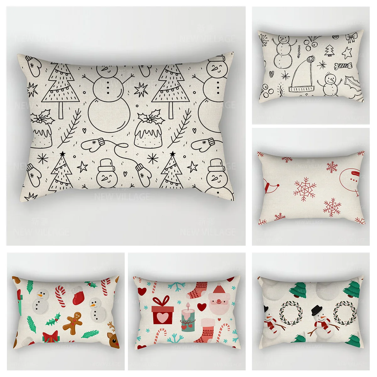 Decorative Cushion Home Living Room Decor Throw Pillow Cover 48*74 30x50cm 40x60cm 50x70cm bedroom bed Merry Christmas winter
Decorative Cushion Home Living Room Decor Throw Pillow Cover 48*74 30x50cm 40x60cm 50x70cm bedroom bed Merry Christmas winter