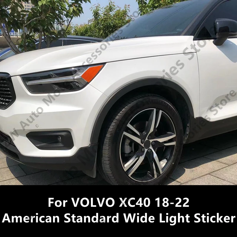 For VOLVO XC40 18-22 American Standard Wide Light Sticker,Automotive Exterior Modification Protection Accessories Refit
For VOLVO XC40 18-22 American Standard Wide Light Sticker,Automotive Exterior Modification Protection Accessories Refit