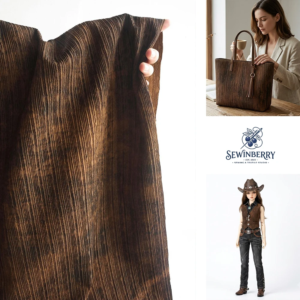 Brown Distressed Grain Jacquard Polyester Fabric Vintage Stripe Coat Material 50x140cm For Fat Quarter Patchwork DIY Sewing
Brown Distressed Grain Jacquard Polyester Fabric Vintage Stripe Coat Material 50x140cm For Fat Quarter Patchwork DIY Sewing