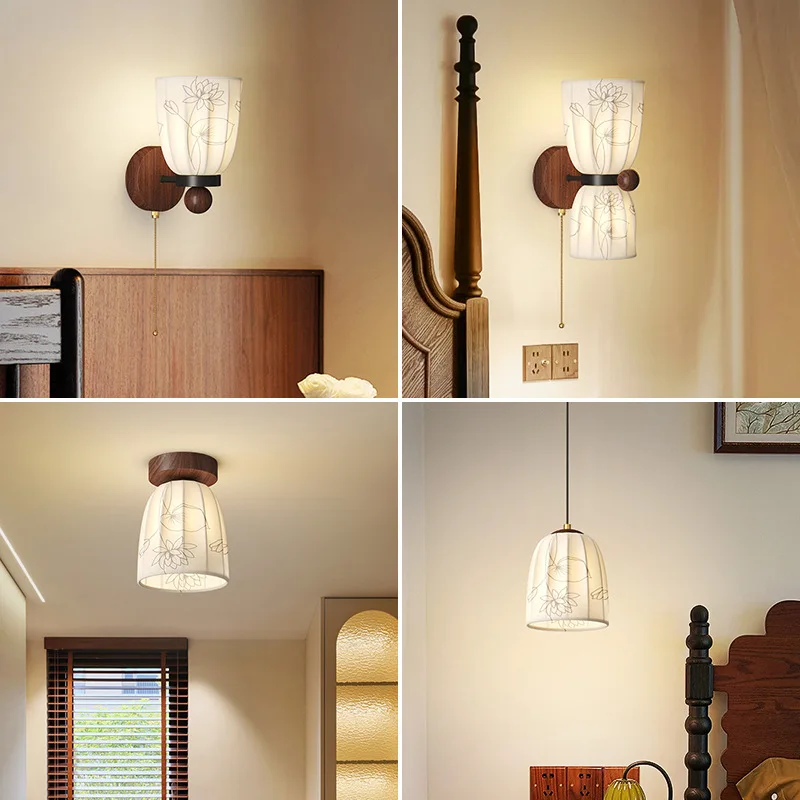 Song Dynasty aesthetic living room wall lamp Chinese style bedroom entrance corridor wall lamp eye protection creative hotel
Song Dynasty aesthetic living room wall lamp Chinese style bedroom entrance corridor wall lamp eye protection creative hotel