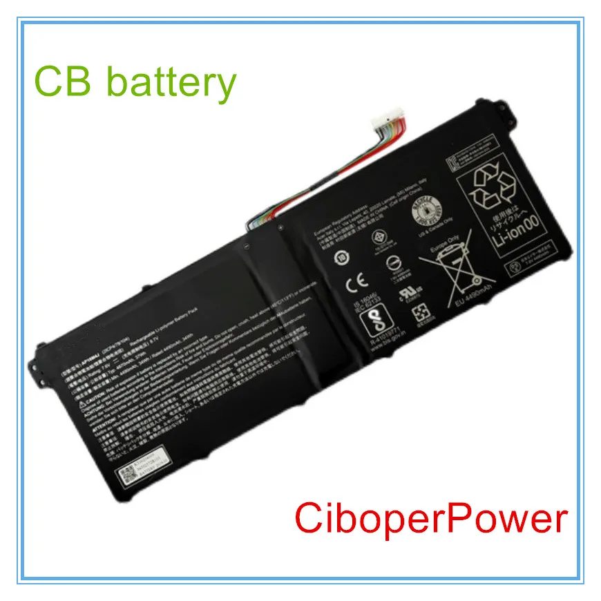 Laptop Battery AP16M4J 7.6V/4870mAh/37Wh For 3 A315-22 A315-41-R7SB A315-42-R7N2 N17Q4 Notebook
Laptop Battery AP16M4J 7.6V/4870mAh/37Wh For 3 A315-22 A315-41-R7SB A315-42-R7N2 N17Q4 Notebook