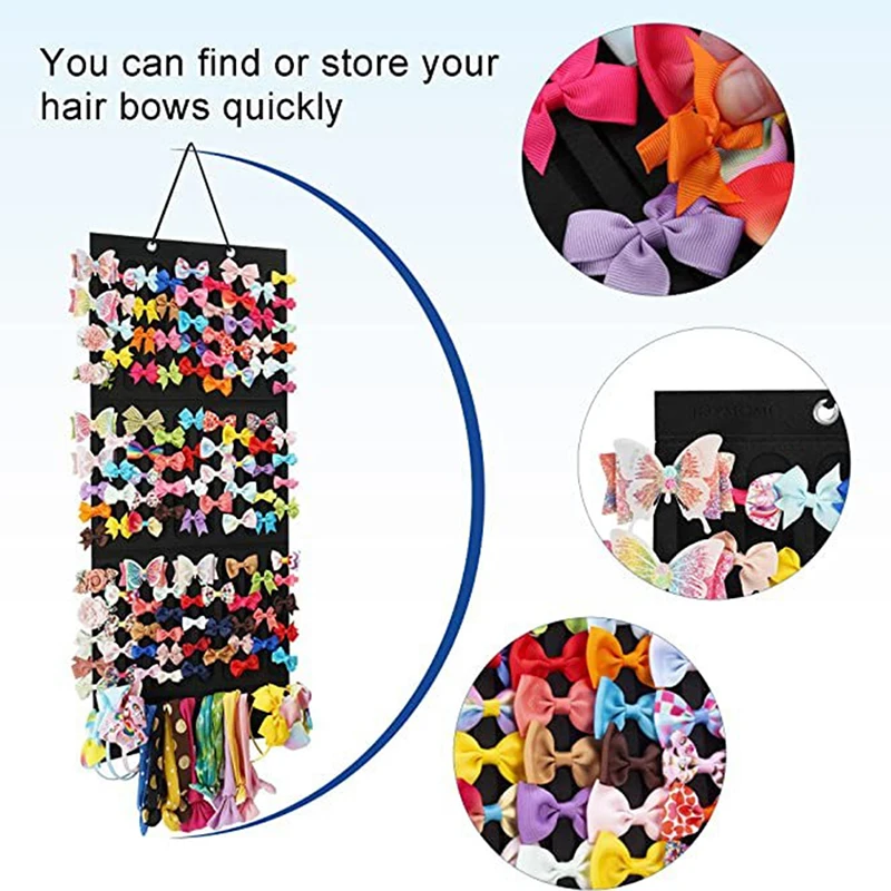 Hair Accessory Display Hanger Large Capacity Hair Bows Clips Storage Organizer for Kids Baby Girls
Hair Accessory Display Hanger Large Capacity Hair Bows Clips Storage Organizer for Kids Baby Girls