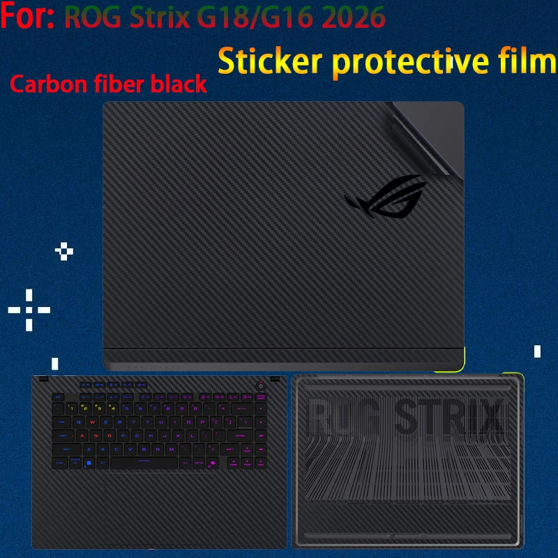 For New ROG Strix G18/G16 2026 sticker protective film ROG Strix SCAR 18/16 2026 notebook computer shell laptop body film
For New ROG Strix G18/G16 2026 sticker protective film ROG Strix SCAR 18/16 2026 notebook computer shell laptop body film