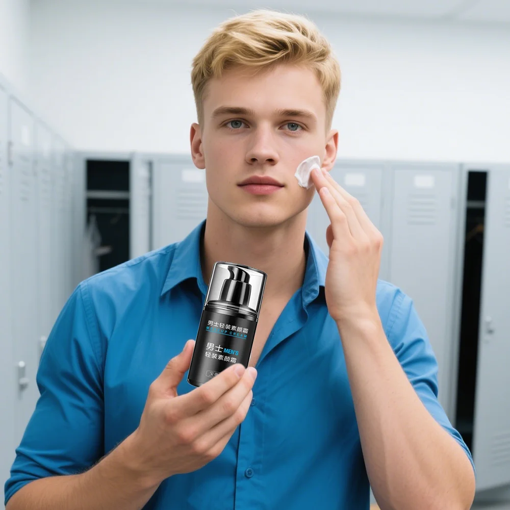 V7 Man's Lazy Natural BB Cream Refreshing Texture Moisturizing Concealer Nourishing Effective Makeup Foundation
V7 Man's Lazy Natural BB Cream Refreshing Texture Moisturizing Concealer Nourishing Effective Makeup Foundation