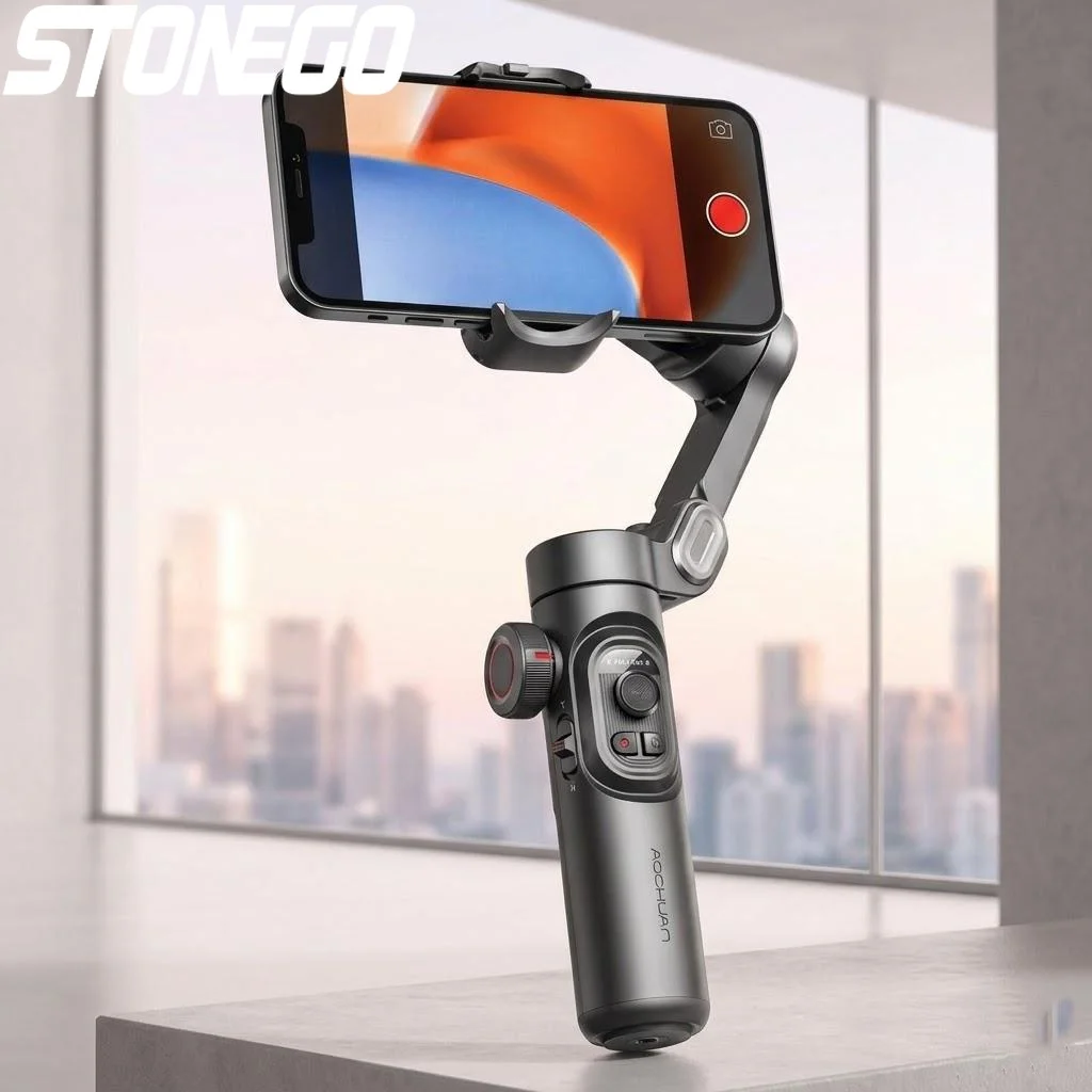 3 Axis Handheld Gimbal Stabilizer Anti Shake Selfie Stick Face Tracking for Smartphone Photography Video Stabilization
3 Axis Handheld Gimbal Stabilizer Anti Shake Selfie Stick Face Tracking for Smartphone Photography Video Stabilization