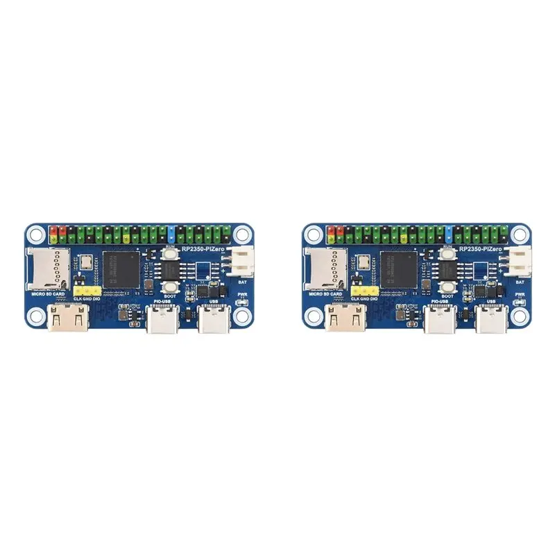 2X Waveshare RP2350-Pizero Development Board RP2350-Pizero Microcontroller 40Pin GPIO Interface For Raspberry Pi
2X Waveshare RP2350-Pizero Development Board RP2350-Pizero Microcontroller 40Pin GPIO Interface For Raspberry Pi