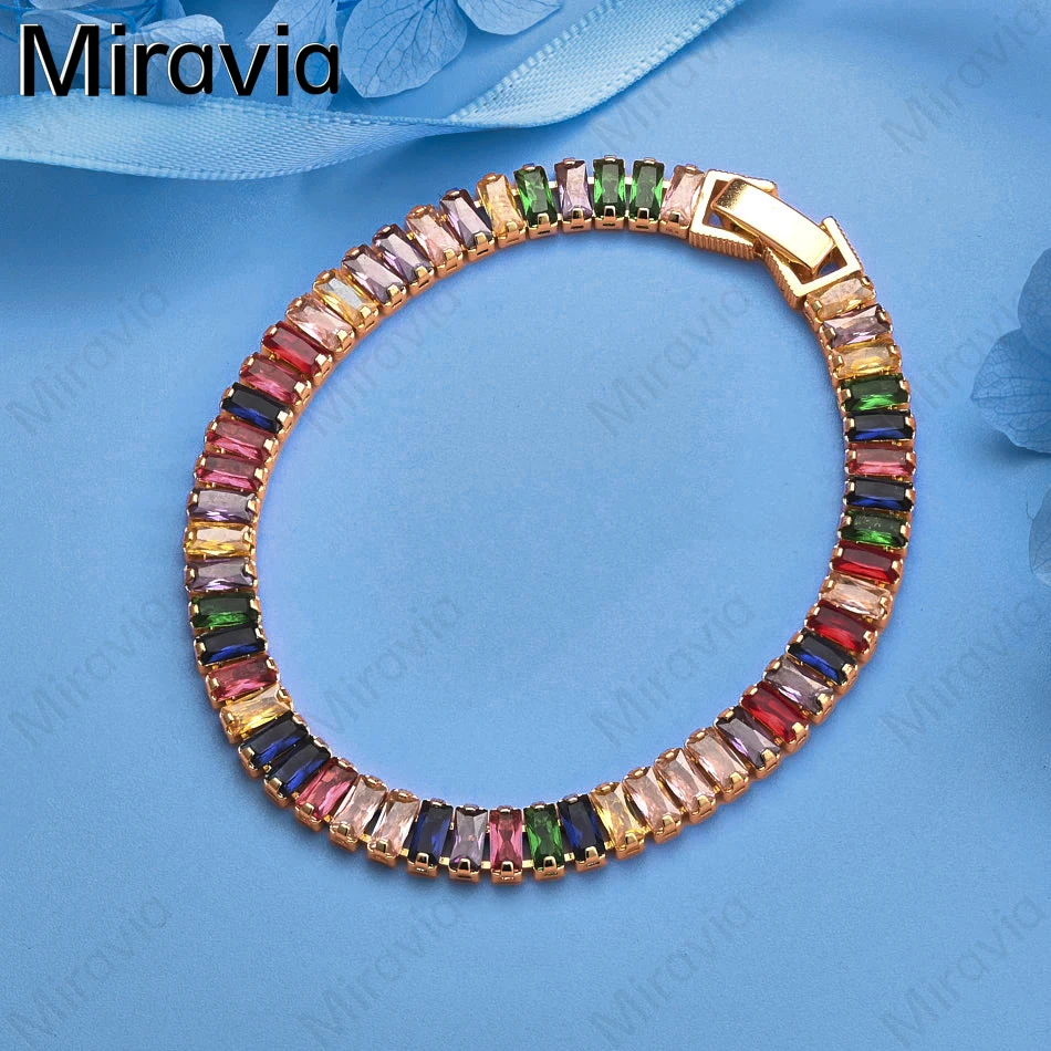 Miravia 925 Sterling Silver Colored Zircon Bracelet Women Versatile Fashion Party Jewelry
Miravia 925 Sterling Silver Colored Zircon Bracelet Women Versatile Fashion Party Jewelry