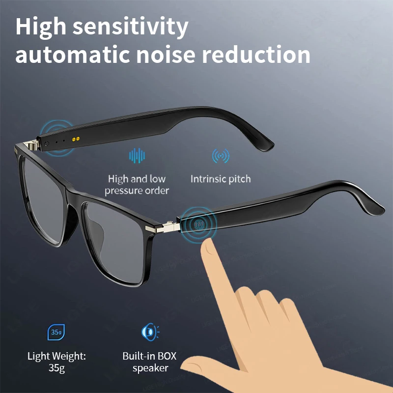 Умные очки, Bluetooth-наушники, интеллектуальные солнцезащитные очки, уличные водонепроницаемые поляризационные линзы с фильтрацией синего света, мужские и женские подарки
Умные очки, Bluetooth-наушники, интеллектуальные солнцезащитные очки, уличные водонепроницаемые поляризационные линзы с фильтрацией синего света, мужские и женские подарки