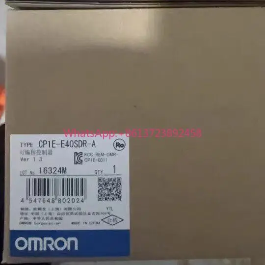 Omron CP1E-E40SDR-A is in stock as a new original
Omron CP1E-E40SDR-A is in stock as a new original