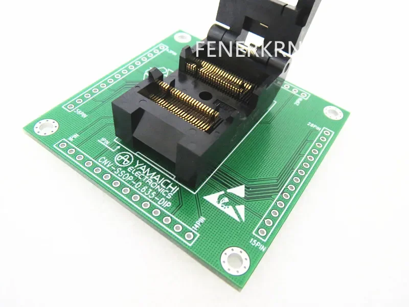 IC51-0562-1387 IC51-1387KS-15186 SSOP48 SSOP56 Испытательное сиденье IC Испытательный стенд для гнезда
IC51-0562-1387 IC51-1387KS-15186 SSOP48 SSOP56 Испытательное сиденье IC Испытательный стенд для гнезда
