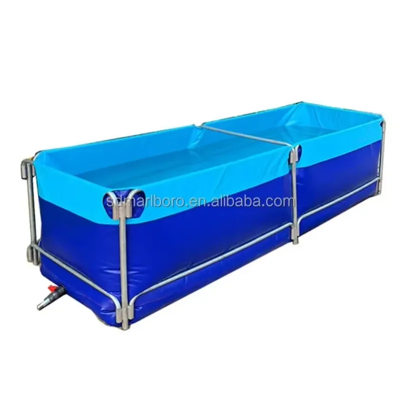 Outdoor Galvanized Steel Frame PVC Tarpaulin Collapsible Water Tanks for Fish Breeding Pond Tanks
Outdoor Galvanized Steel Frame PVC Tarpaulin Collapsible Water Tanks for Fish Breeding Pond Tanks
