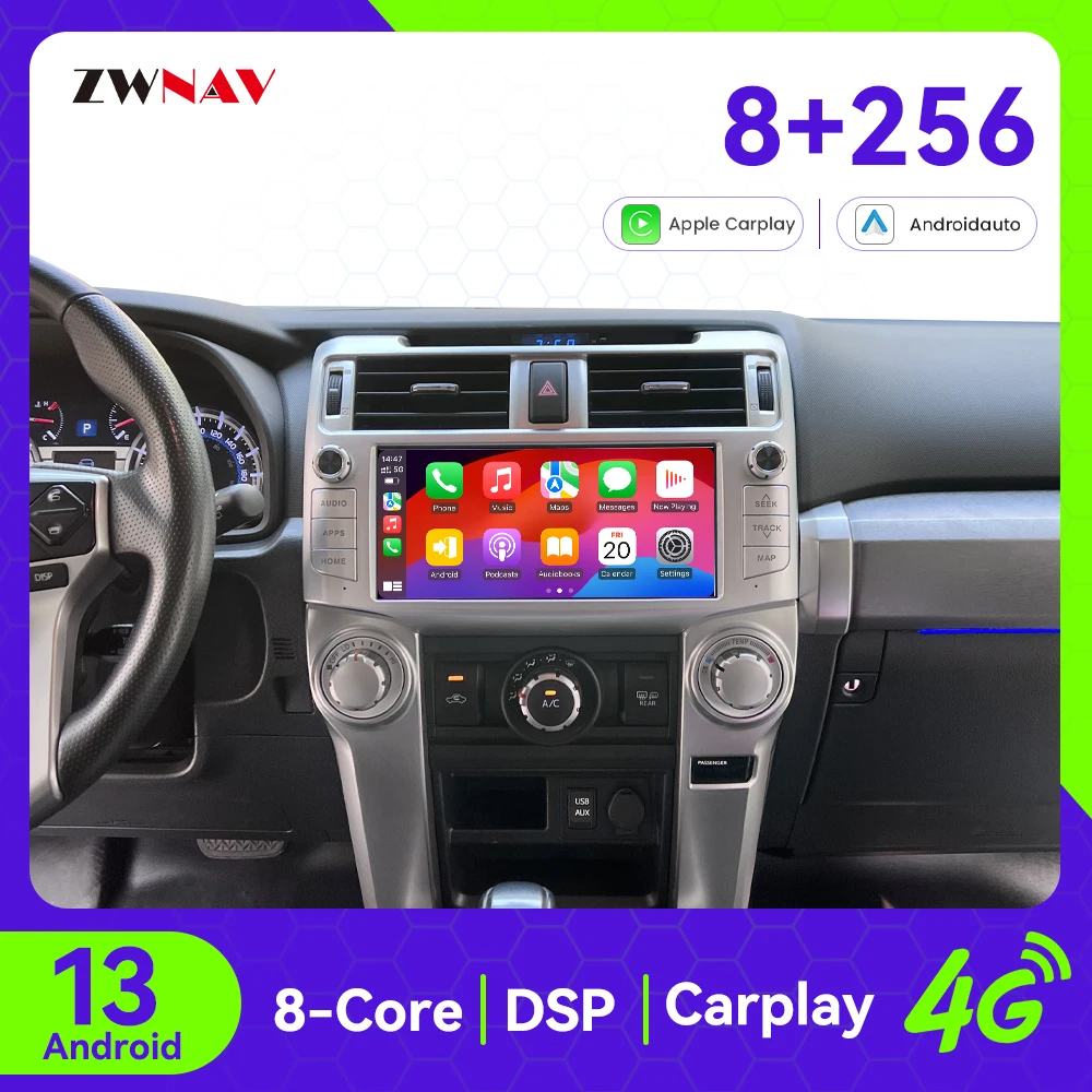 Автомобильный радиоприемник Carplay с экраном 10,3 дюйма для Toyota Land Cruiser 2010-2022, Android 13, GPS-навигация, мультимедийный плеер, головное устройство, авто
Автомобильный радиоприемник Carplay с экраном 10,3 дюйма для Toyota Land Cruiser 2010-2022, Android 13, GPS-навигация, мультимедийный плеер, головное устройство, авто