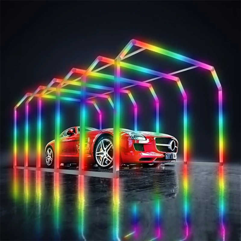 Dual Zone 18 In 1 Full Color Streamer Car Ambient Light RGB 64 Color LED Interior Acrylic Fiber Strip Decoration Atmosphere Lamp
Dual Zone 18 In 1 Full Color Streamer Car Ambient Light RGB 64 Color LED Interior Acrylic Fiber Strip Decoration Atmosphere Lamp