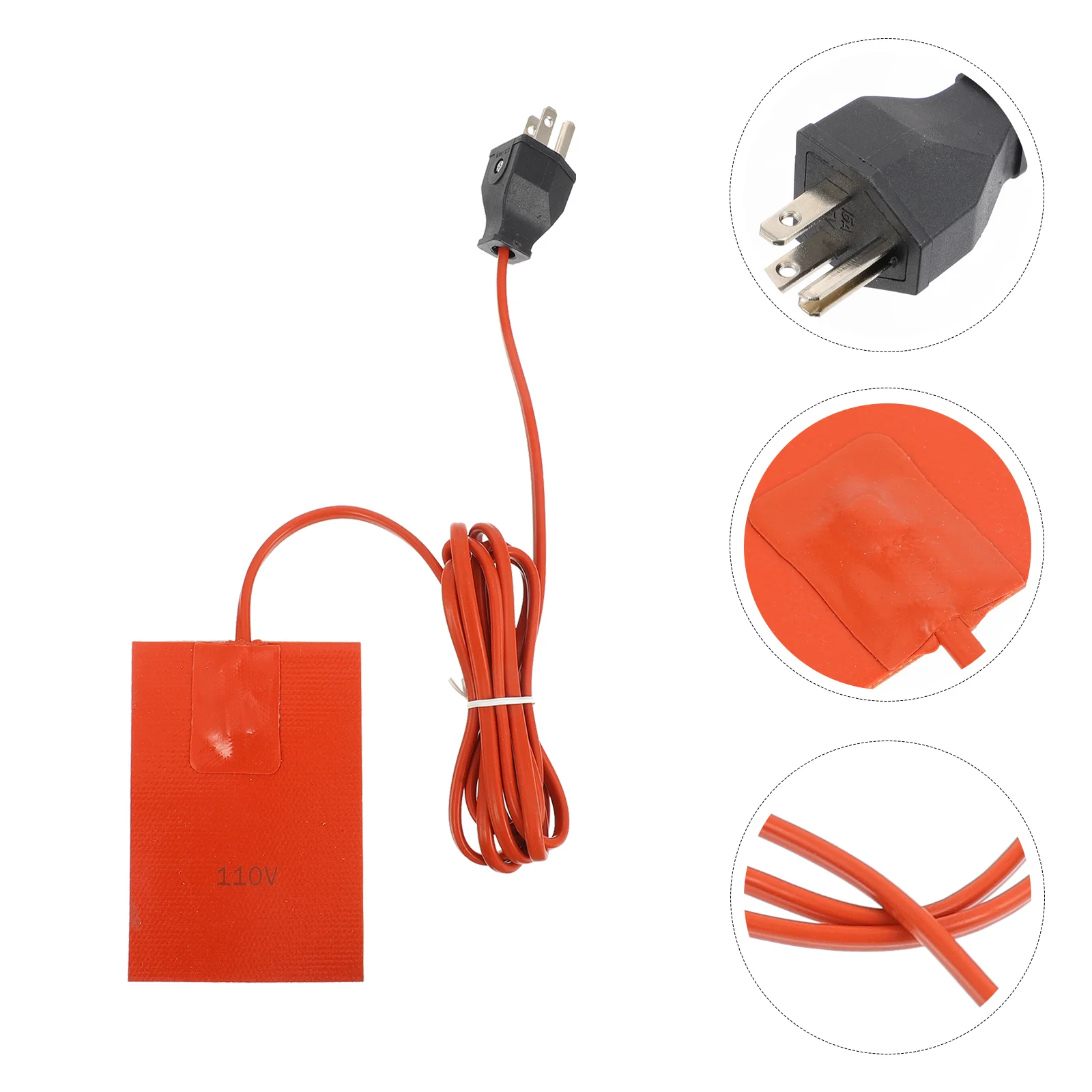 Heater Engine Oil Pan Block Pad Cylinder Self-adhesive Silicone Rubber Heating Plate
Heater Engine Oil Pan Block Pad Cylinder Self-adhesive Silicone Rubber Heating Plate