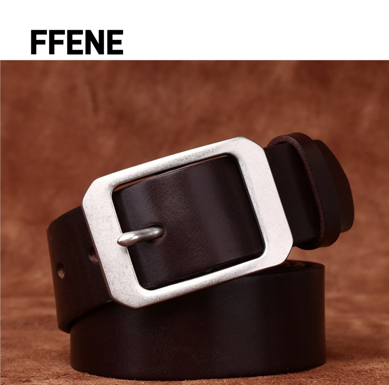Rare thick first-layer cow leather belt for women, luxurious and high-end, genuine leather copper buckle, retro and versatile
Rare thick first-layer cow leather belt for women, luxurious and high-end, genuine leather copper buckle, retro and versatile