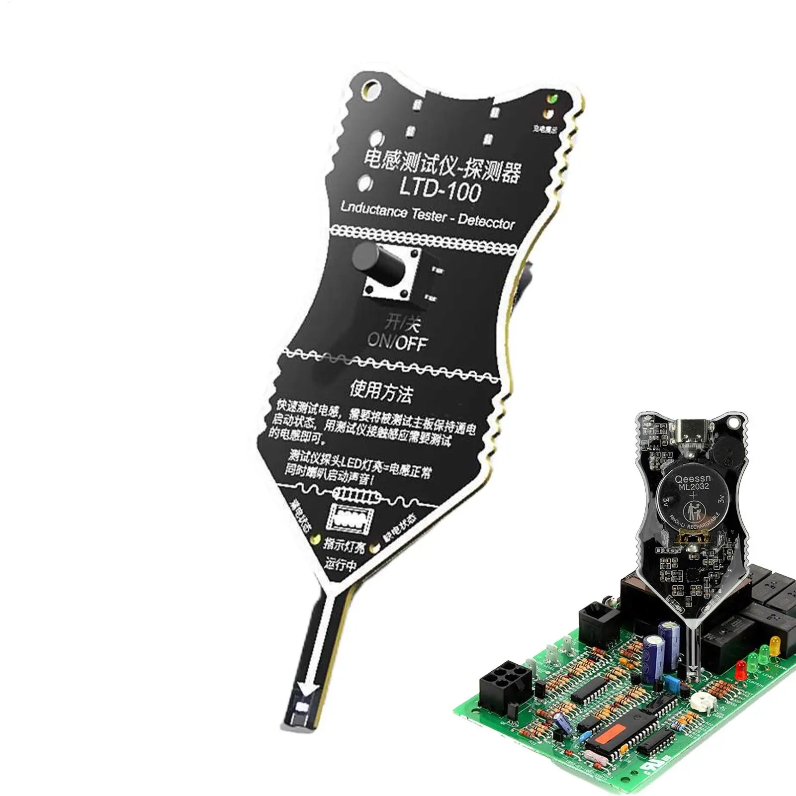 In-Circuit Electromagnetic Inductance Tester High Sensitivity With Sound And Light Alarm Motherboard Fault Detector For
In-Circuit Electromagnetic Inductance Tester High Sensitivity With Sound And Light Alarm Motherboard Fault Detector For