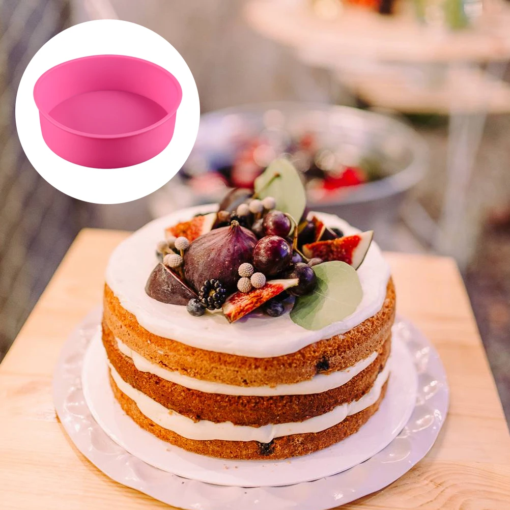 Round Silicone Baking Pan Cake Mold Non-Stick Heat Resistant Kitchen Bakeware Home Party Training Safe Multi-Color
Round Silicone Baking Pan Cake Mold Non-Stick Heat Resistant Kitchen Bakeware Home Party Training Safe Multi-Color