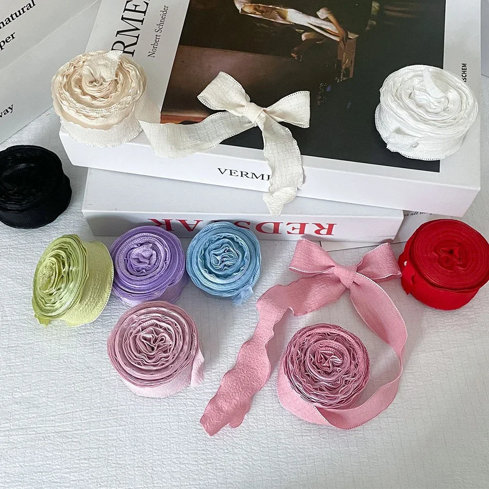 10 Yards New Chiffon Ribbon 4cm Fishtail Edge Ideal For Gift Wrapping Bouquet Packaging Daily DIY Ornament
10 Yards New Chiffon Ribbon 4cm Fishtail Edge Ideal For Gift Wrapping Bouquet Packaging Daily DIY Ornament