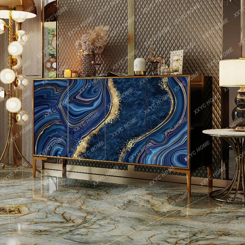 A Modern simple luxury dining side cabinet, living room entrance cabinet
A Modern simple luxury dining side cabinet, living room entrance cabinet