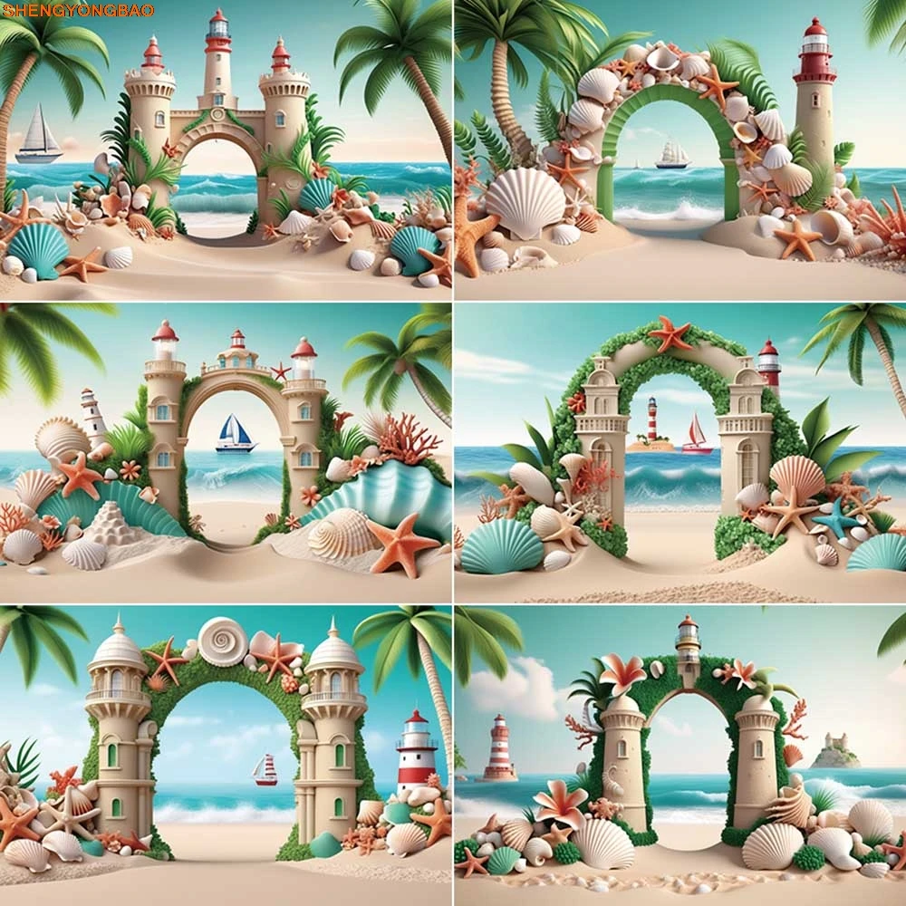 Tropical Beach Lighthouse Photography Backdrops Child Summer Holiday Party Photozone Background Studio Decoration Props
Tropical Beach Lighthouse Photography Backdrops Child Summer Holiday Party Photozone Background Studio Decoration Props