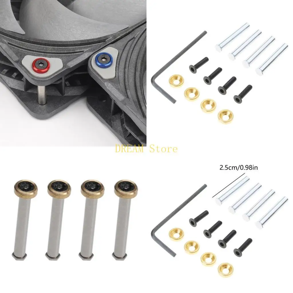4set High-Quality Metal Screws for 25mm Thickness Computer Fan Flat Head Mount Quality Computer Replacement Screws best sale
4set High-Quality Metal Screws for 25mm Thickness Computer Fan Flat Head Mount Quality Computer Replacement Screws best sale