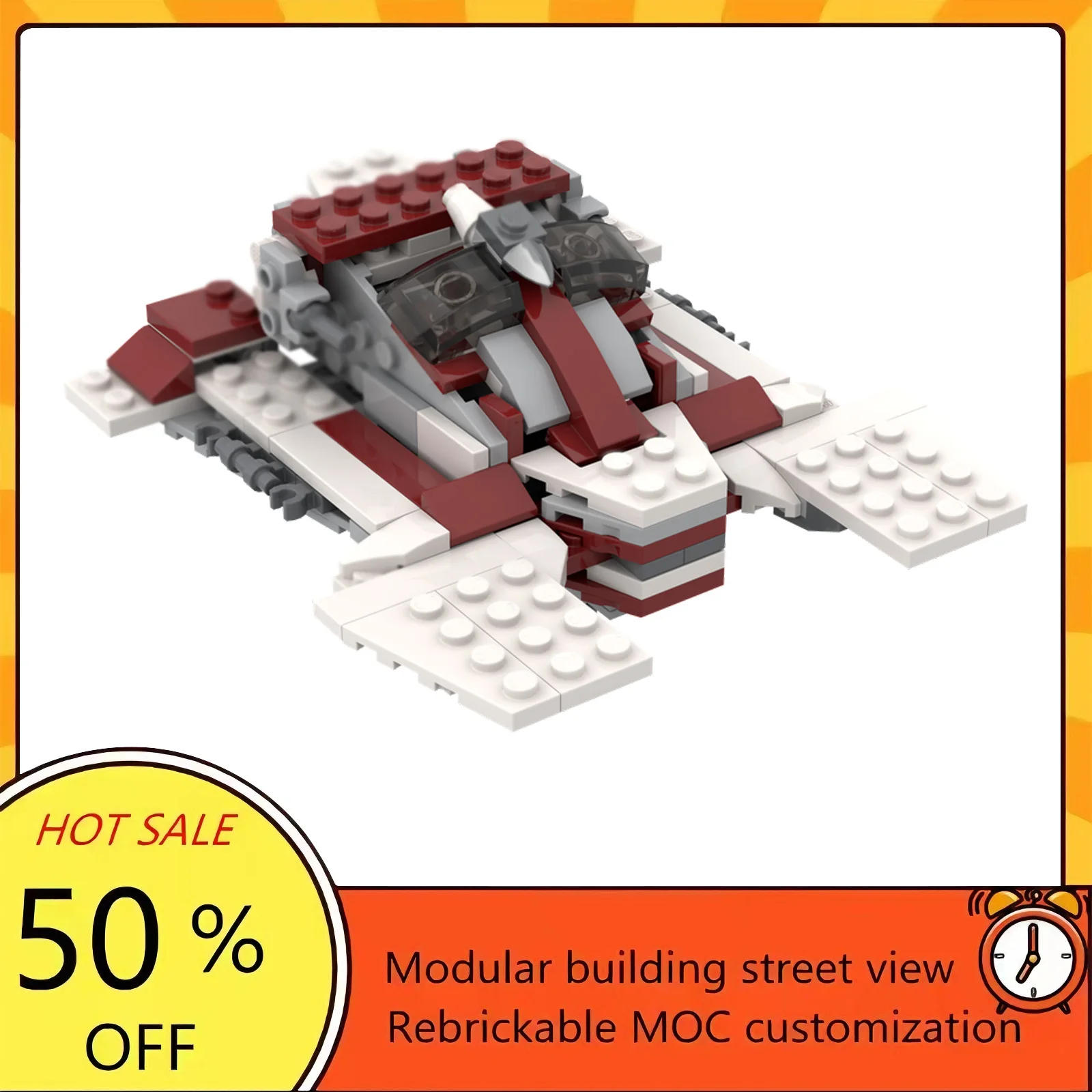 Набор для сборки космического корабля из 138 деталей, популярная модель по мотивам фильма «Звездные войны», модульные строительные блоки, технологичный подарок, игрушка для детей на праздник
Набор для сборки космического корабля из 138 деталей, популярная модель по мотивам фильма «Звездные войны», модульные строительные блоки, технологичный подарок, игрушка для детей на праздник