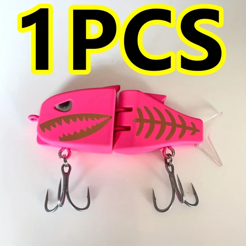 JACKALLBAIT 8036 Micro sized swimming bait with multiple sections, slow sinking small pencils, mini lure bait, bridge hole black
JACKALLBAIT 8036 Micro sized swimming bait with multiple sections, slow sinking small pencils, mini lure bait, bridge hole black