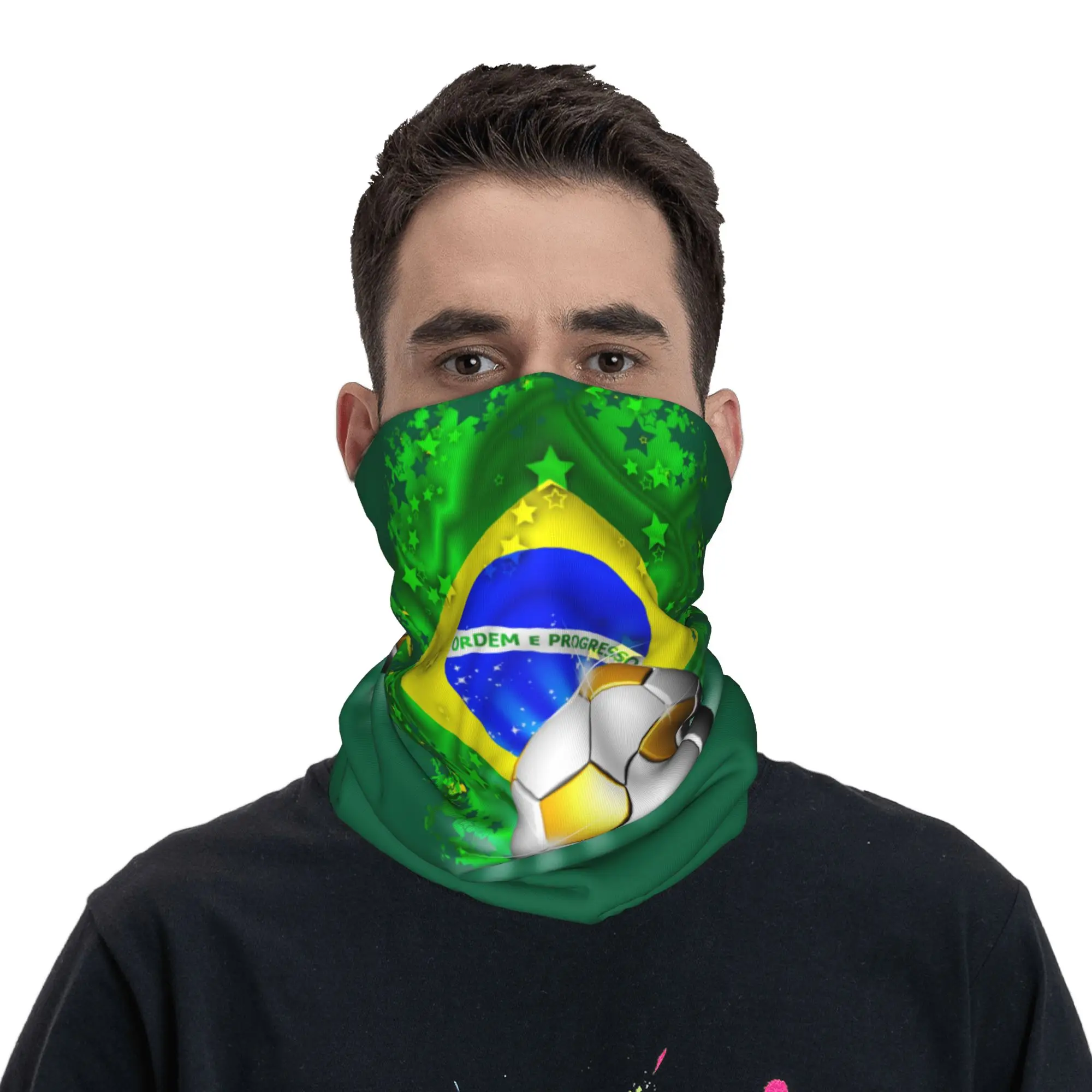 Многофункциональная бандана-балаклава с флагом Бразилии (золото-зеленый) и футбольным мячом, для защиты шеи, шарф, унисекс, для взрослых, на все сезоны
Многофункциональная бандана-балаклава с флагом Бразилии (золото-зеленый) и футбольным мячом, для защиты шеи, шарф, унисекс, для взрослых, на все сезоны
