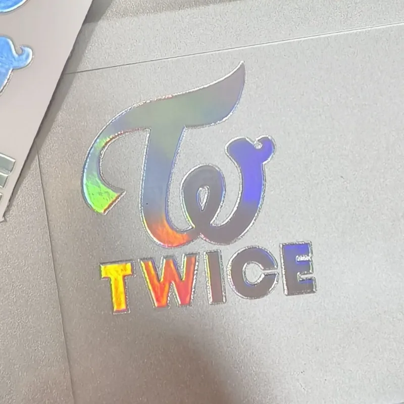 TWICE Creative Group Logo 3D Hollow-out Holographic Laser Stickers Cute Mini Decorative Decals Perfect for DIY Decor Gift
TWICE Creative Group Logo 3D Hollow-out Holographic Laser Stickers Cute Mini Decorative Decals Perfect for DIY Decor Gift