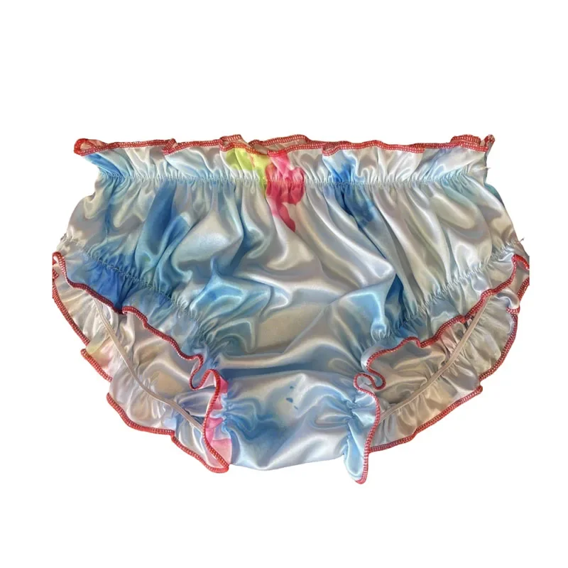 Plus Size Underwear 50-90kg Glossy Floral Ruffles Lingerie Soft Silky Panties Women Men Sexy Briefs
Plus Size Underwear 50-90kg Glossy Floral Ruffles Lingerie Soft Silky Panties Women Men Sexy Briefs