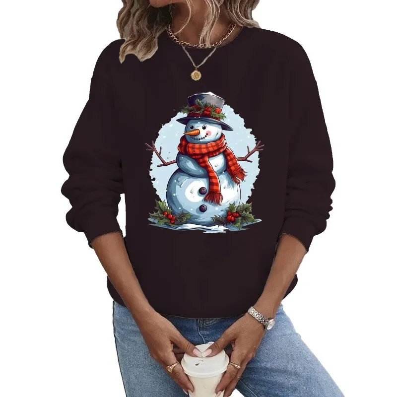 Crew-neck Hoodie Europe and The United States Christmas Long-sleeved Hot Christmas Snowman Print Sweatshirts Sweatshirt
Crew-neck Hoodie Europe and The United States Christmas Long-sleeved Hot Christmas Snowman Print Sweatshirts Sweatshirt