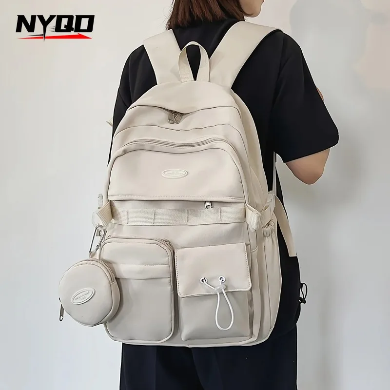 Simple Large Capacity Backpacks Sports Travel Casual School Storage Bag for Junior High Students Daily Outdoor School Backpack
Simple Large Capacity Backpacks Sports Travel Casual School Storage Bag for Junior High Students Daily Outdoor School Backpack