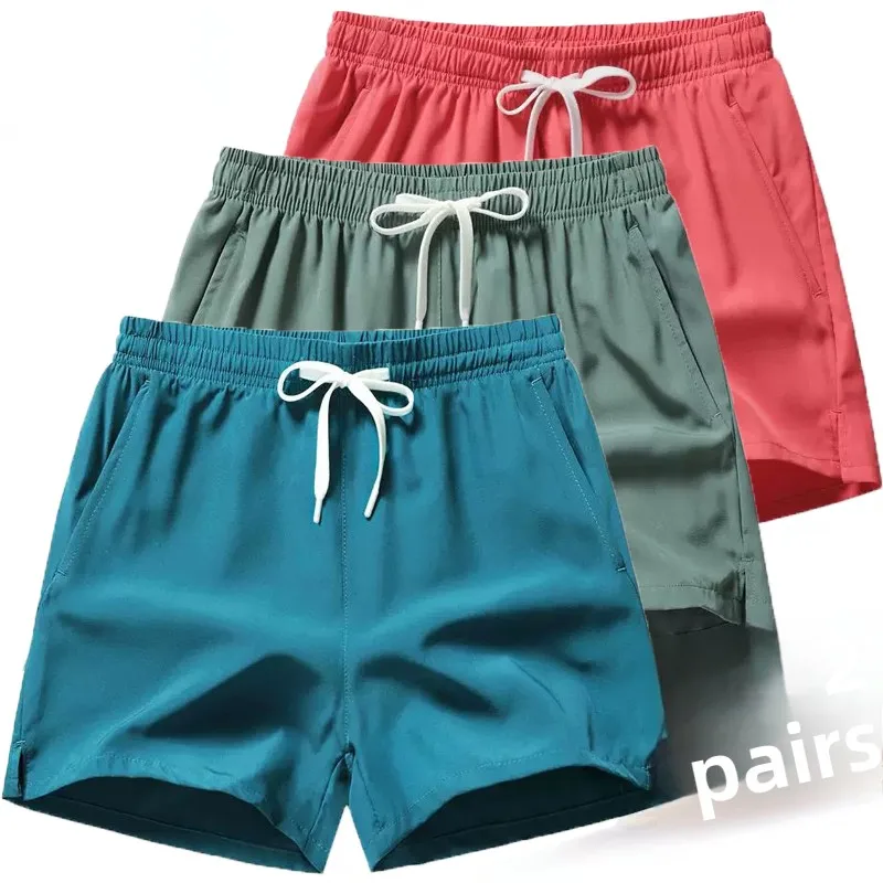 Summer Casual Beach Men's Shorts Loose Thin Ice Silk Large Size Pure Color Pants Youth Active Style Knee-Length Shorts
Summer Casual Beach Men's Shorts Loose Thin Ice Silk Large Size Pure Color Pants Youth Active Style Knee-Length Shorts