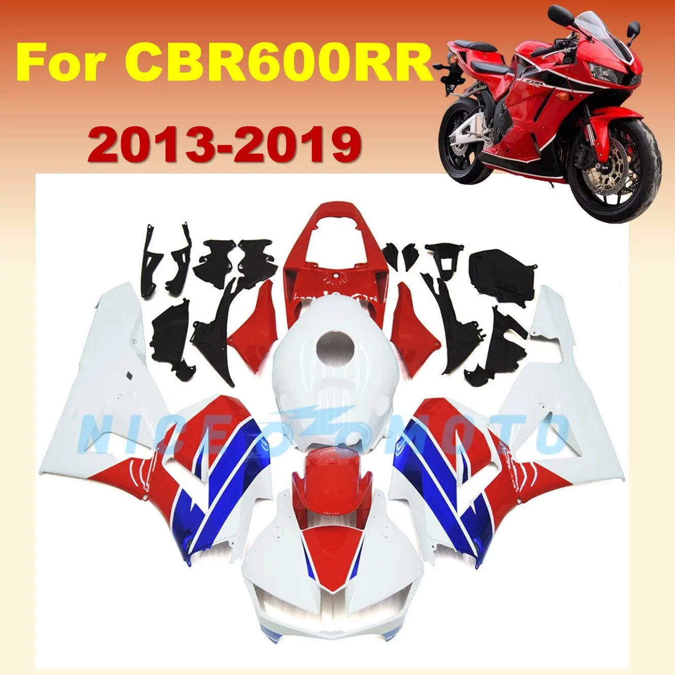 Fairing kit Fit For HONDA CBR600RR 2013 2014 2015 2016 2017 2018 2019 CBR 600RR CBR600 RR Motorcycle Injection Plastics Bodys
Fairing kit Fit For HONDA CBR600RR 2013 2014 2015 2016 2017 2018 2019 CBR 600RR CBR600 RR Motorcycle Injection Plastics Bodys