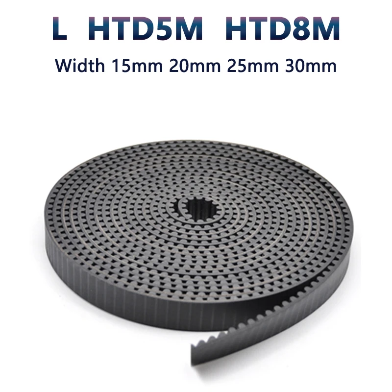 HTD5M HTD8M L Black Rubber Open Synchronous Timing Belt Width 15mm 20mm 25mm 30mm 1-8 Meters
HTD5M HTD8M L Black Rubber Open Synchronous Timing Belt Width 15mm 20mm 25mm 30mm 1-8 Meters