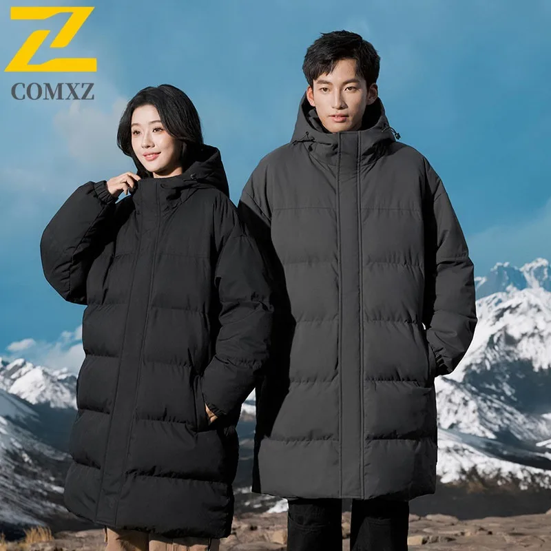 COMXZ 2025 Men's Color Block Hooded Long Cotton Jacket Winter Knee Length Thick Warm Patchwork Lightweight Coat
COMXZ 2025 Men's Color Block Hooded Long Cotton Jacket Winter Knee Length Thick Warm Patchwork Lightweight Coat