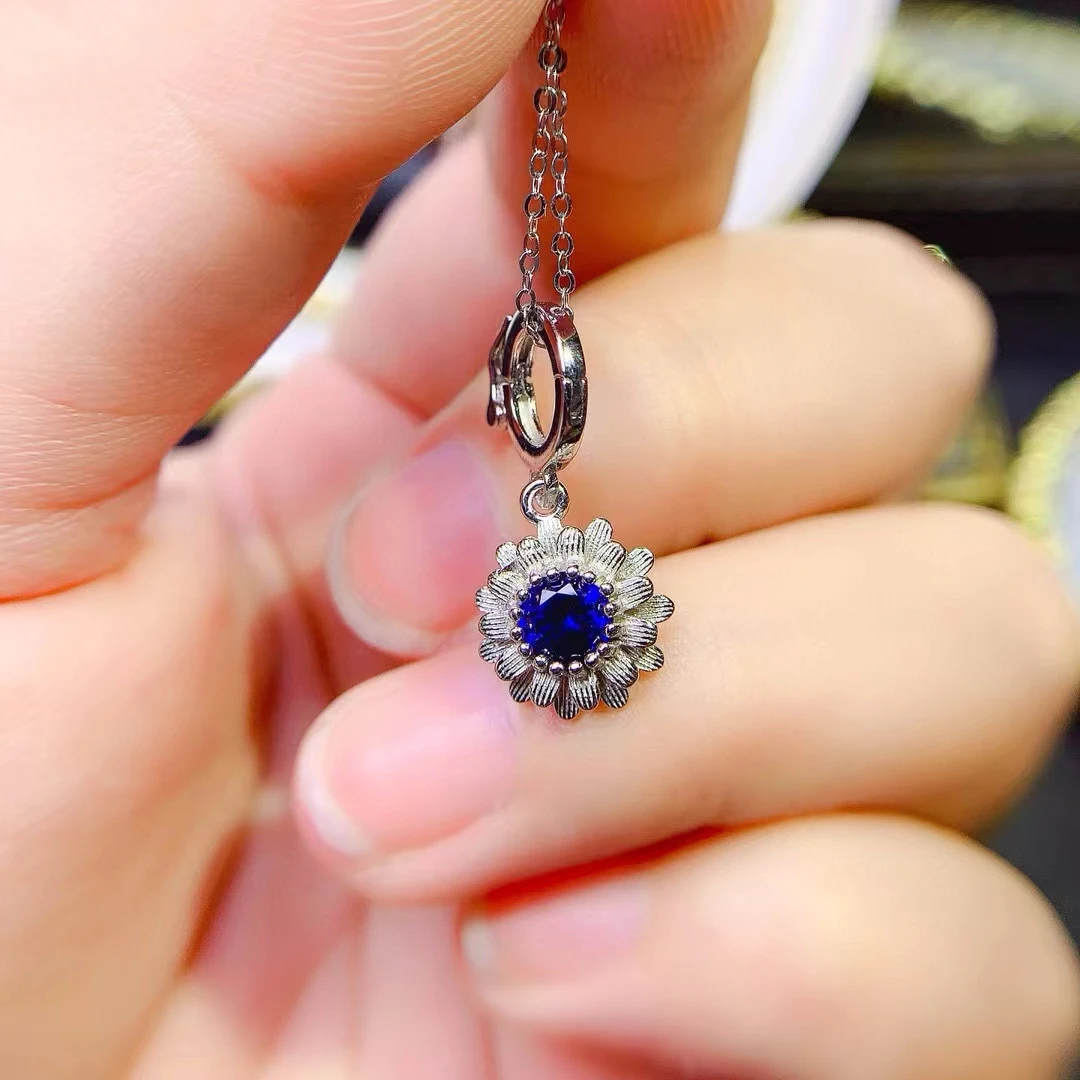 KJJEAXCMY Fine Jewelry Natural Sapphire Women's Pendant S925 Pure Silver Exquisite Inlaid Gem Support Testing
KJJEAXCMY Fine Jewelry Natural Sapphire Women's Pendant S925 Pure Silver Exquisite Inlaid Gem Support Testing